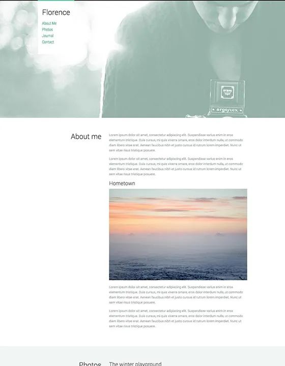 Florence – Webflow無料テンプレート